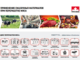 Листовка «Применение смазочных материалов Petro-Canada при производстве мяса»